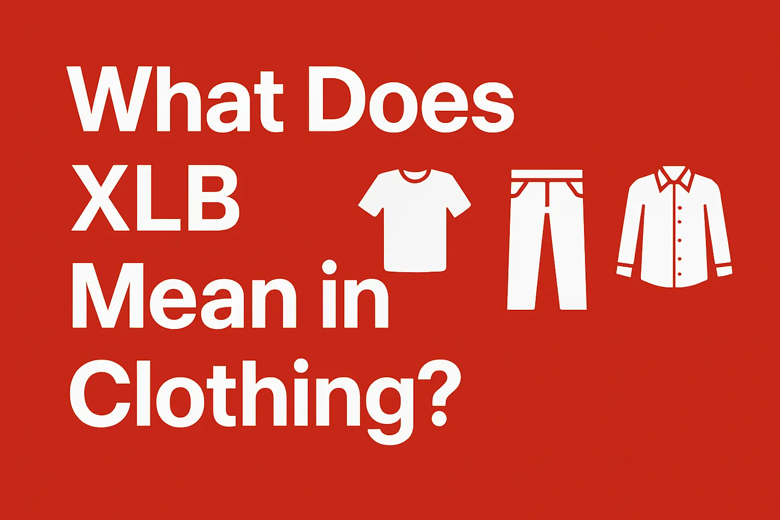 What Does XLB Mean in Clothing? Unraveling Size Secrets for Modern Fashion Lovers [Buyer’s guide 2025]